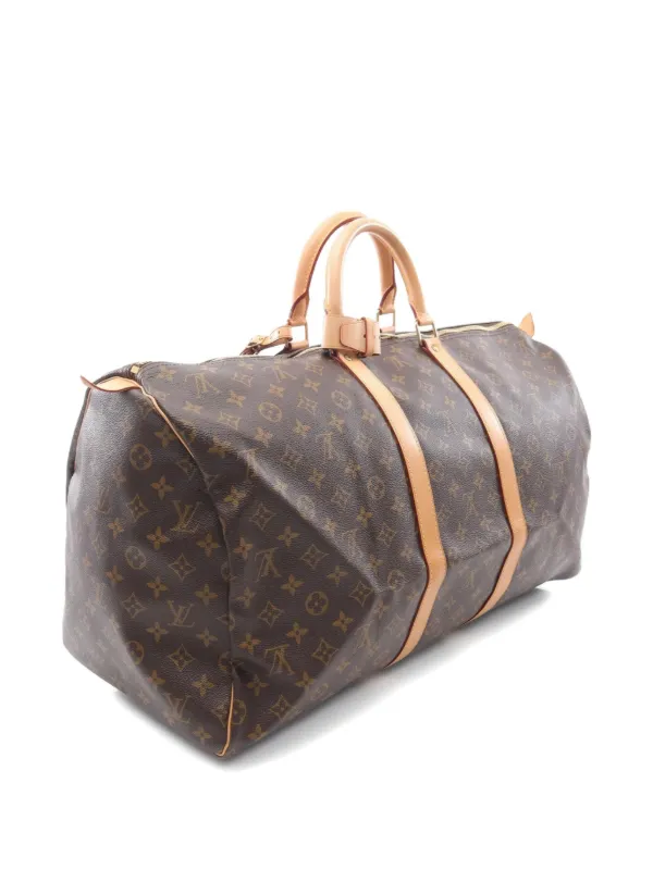 Louis Vuitton ボストンバッグ 55 付属品完備 LOUIS VUITTON キーポル55 モノグラム ボストン