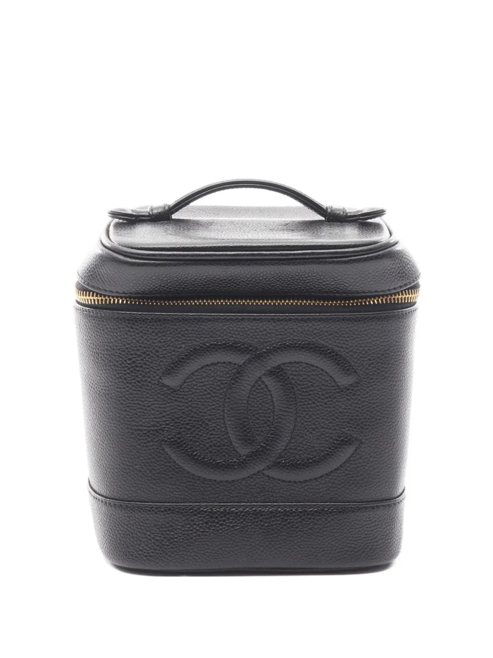 CHANEL Pre-Owned 1997-1999 ココマーク キャビアレザー ハンドバッグ - ブラック CHANEL Pre-Owned 1997-1999 ココマーク キャビアレザー ハンドバッグ - ブラック