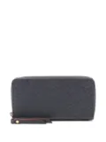 Louis Vuitton Pre-Owned 2017 monogram-empreinte zip wallet - Blue