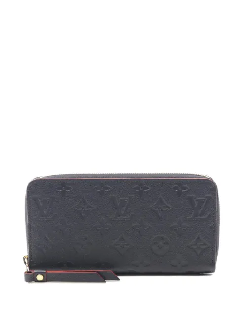 Louis Vuitton Pre-Owned 2017 monogram-empreinte zip wallet