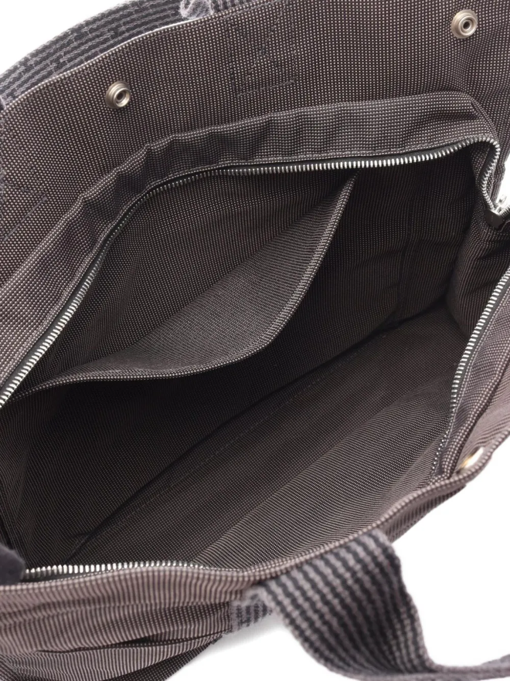Pre-owned Hermes 2000s Yale Line Mm Handbag In Gray