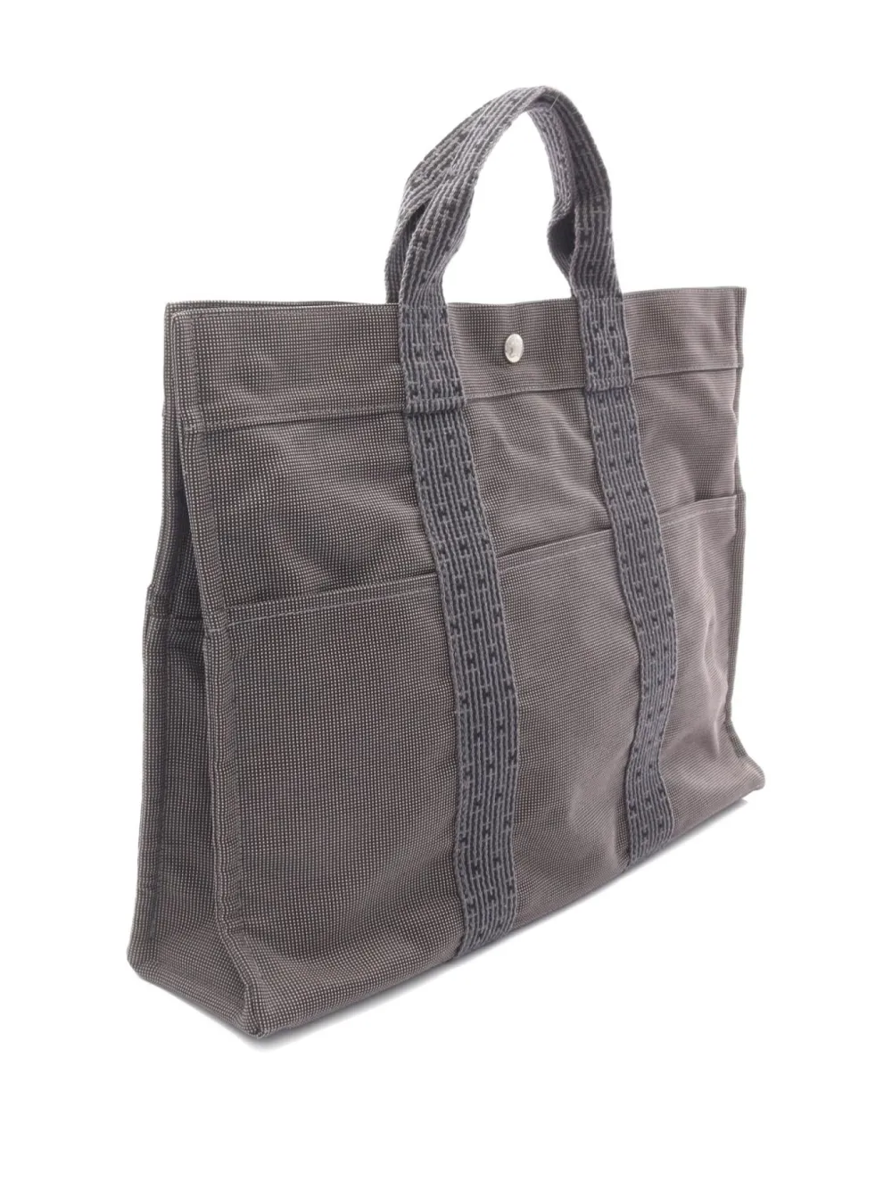 Pre-owned Hermes 2000s Yale Line Mm Handbag In Gray