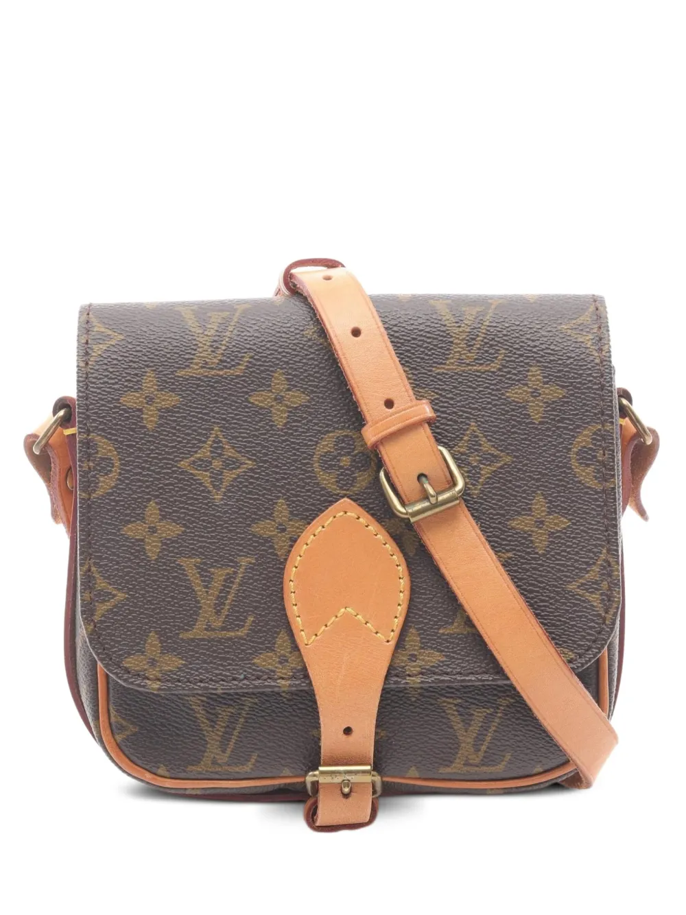 Louis Vuitton Pre-Owned 1987 カルトシエール PM モノグラム ショルダーバッグ - ブラウン Louis Vuitton Pre-Owned 1987 カルトシエール PM モノグラム ショルダーバッグ - ブラウン