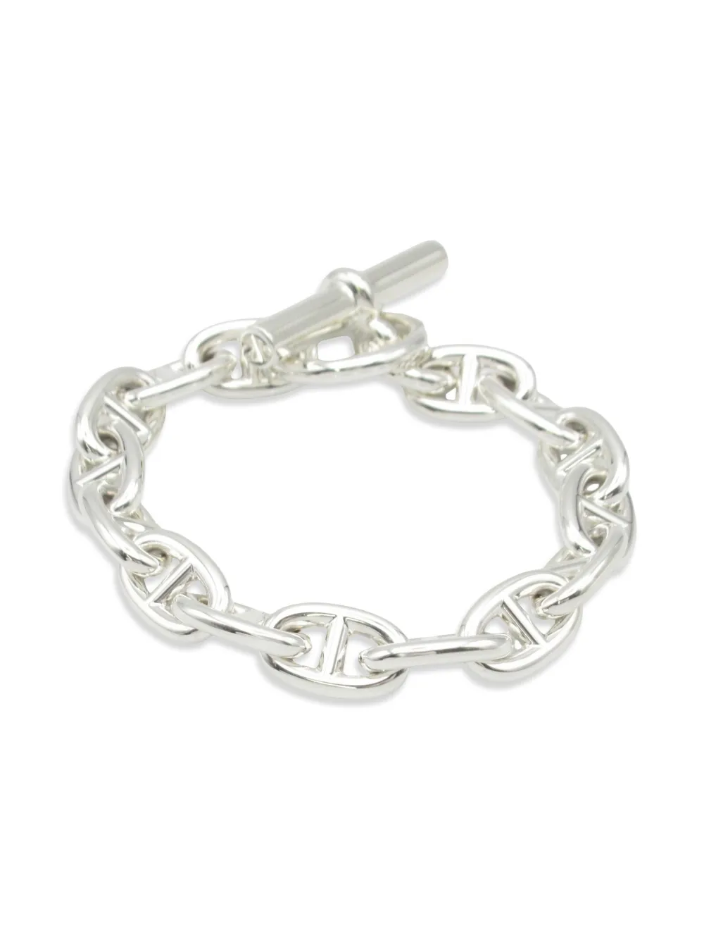 Hermès Pre-Owned 20s Shane Dunkle MM chain-link bracelet | Silver | Image 1