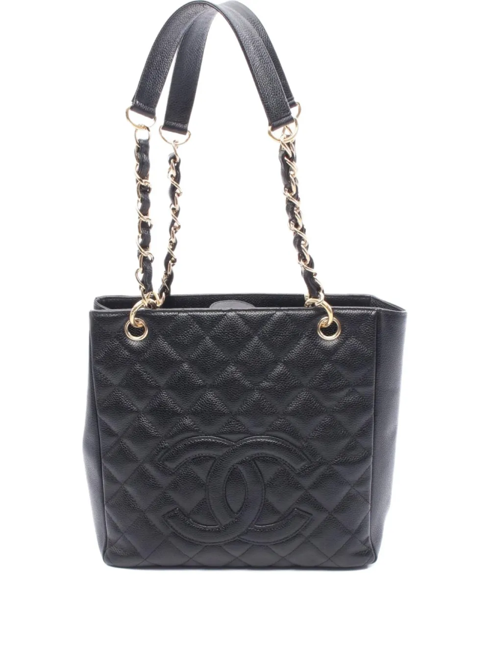 CHANEL Pre-Owned 2003-2004 マトラッセ チェーン ショルダーバッグ - ブラック CHANEL Pre-Owned 2003-2004 マトラッセ チェーン ショルダーバッグ - ブラック