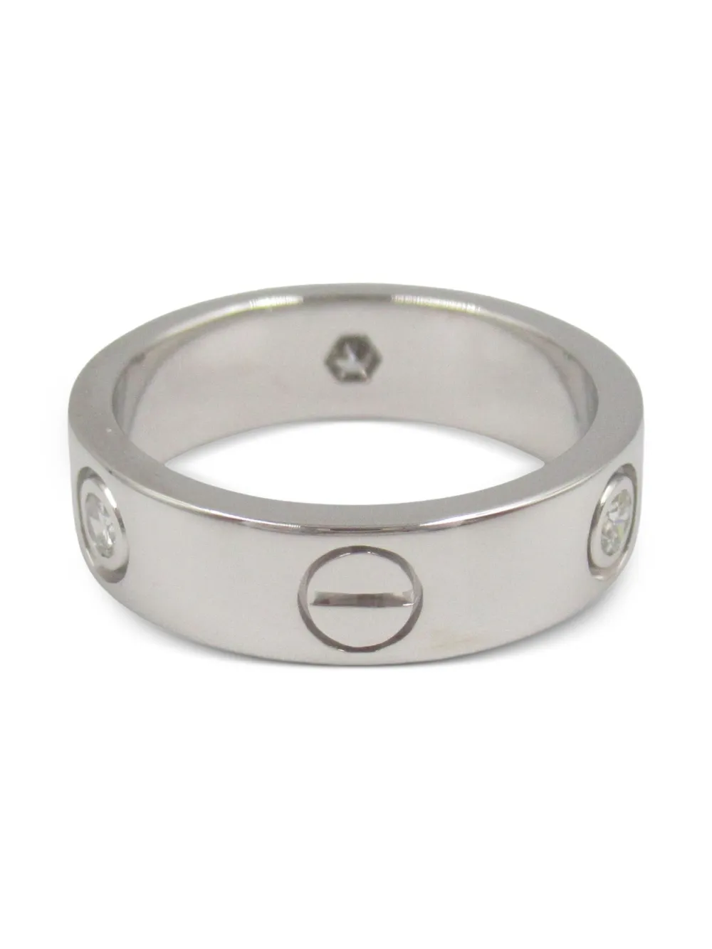 Cartier 10s 18K white gold Love diamond ring | Silver | Image 1