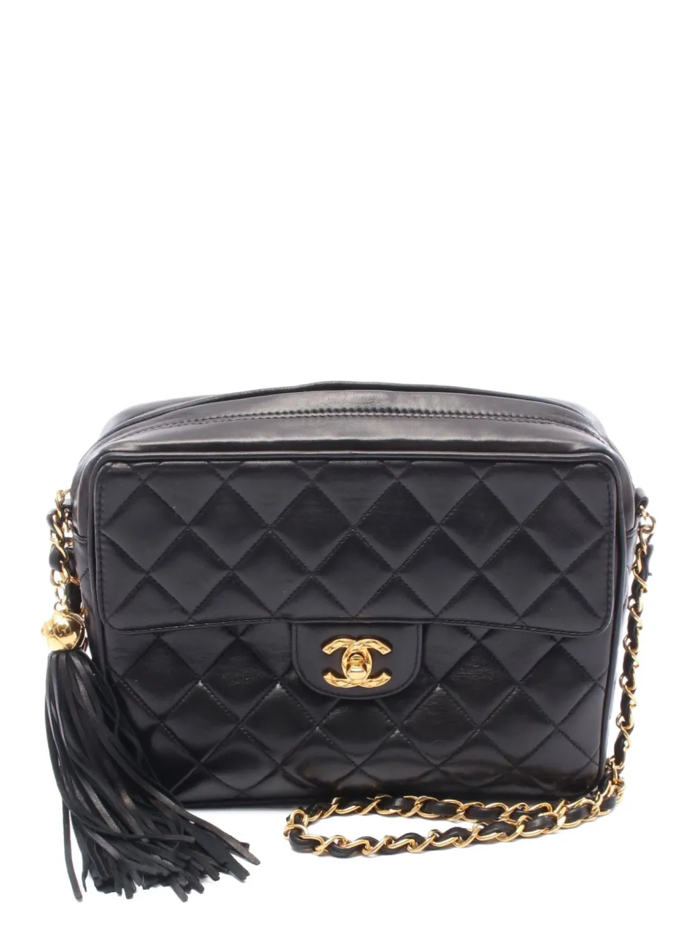 CHANEL Pre-Owned 1991-1994 matelasse chain shoulder bag | Black | Image 1