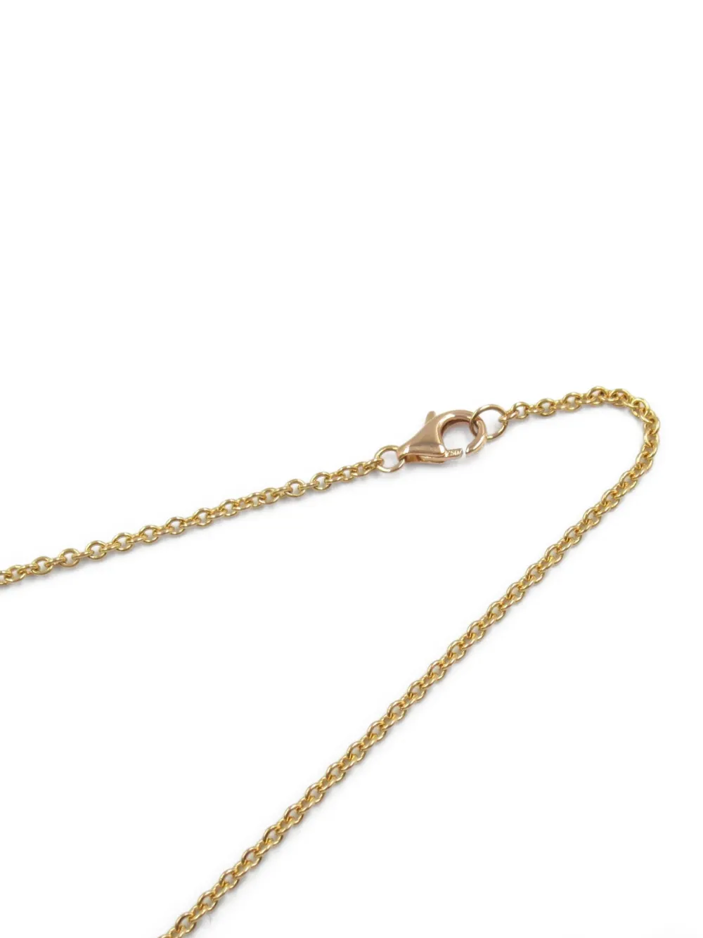 Pre-owned Cartier 2010s 18k Rose Gold Baby Love Necklace