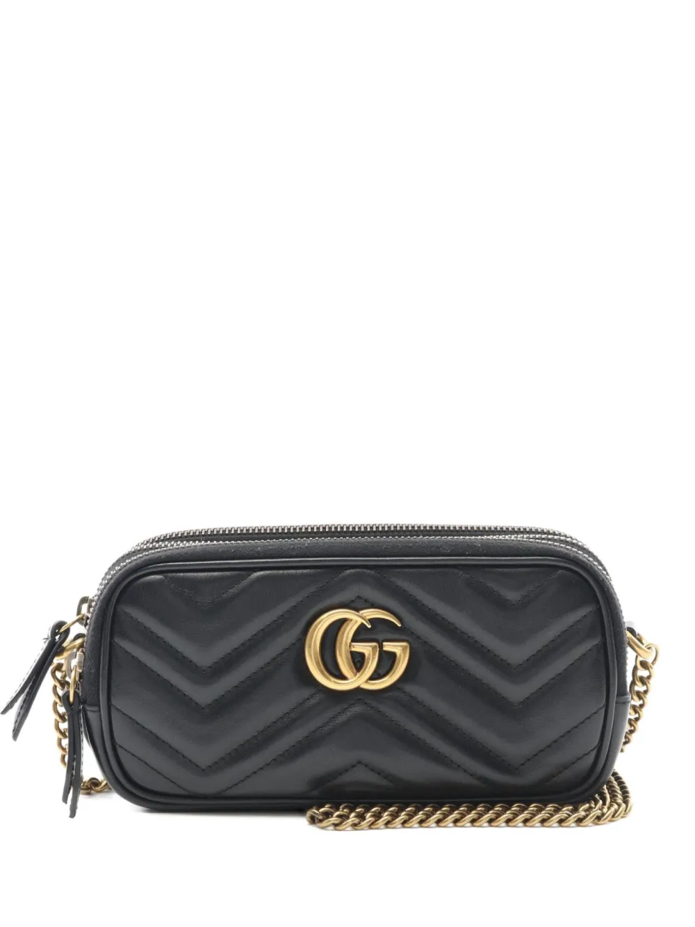 Gucci Pre-Owned 2010s GG Marmont shoulder bag | Black | Image 1