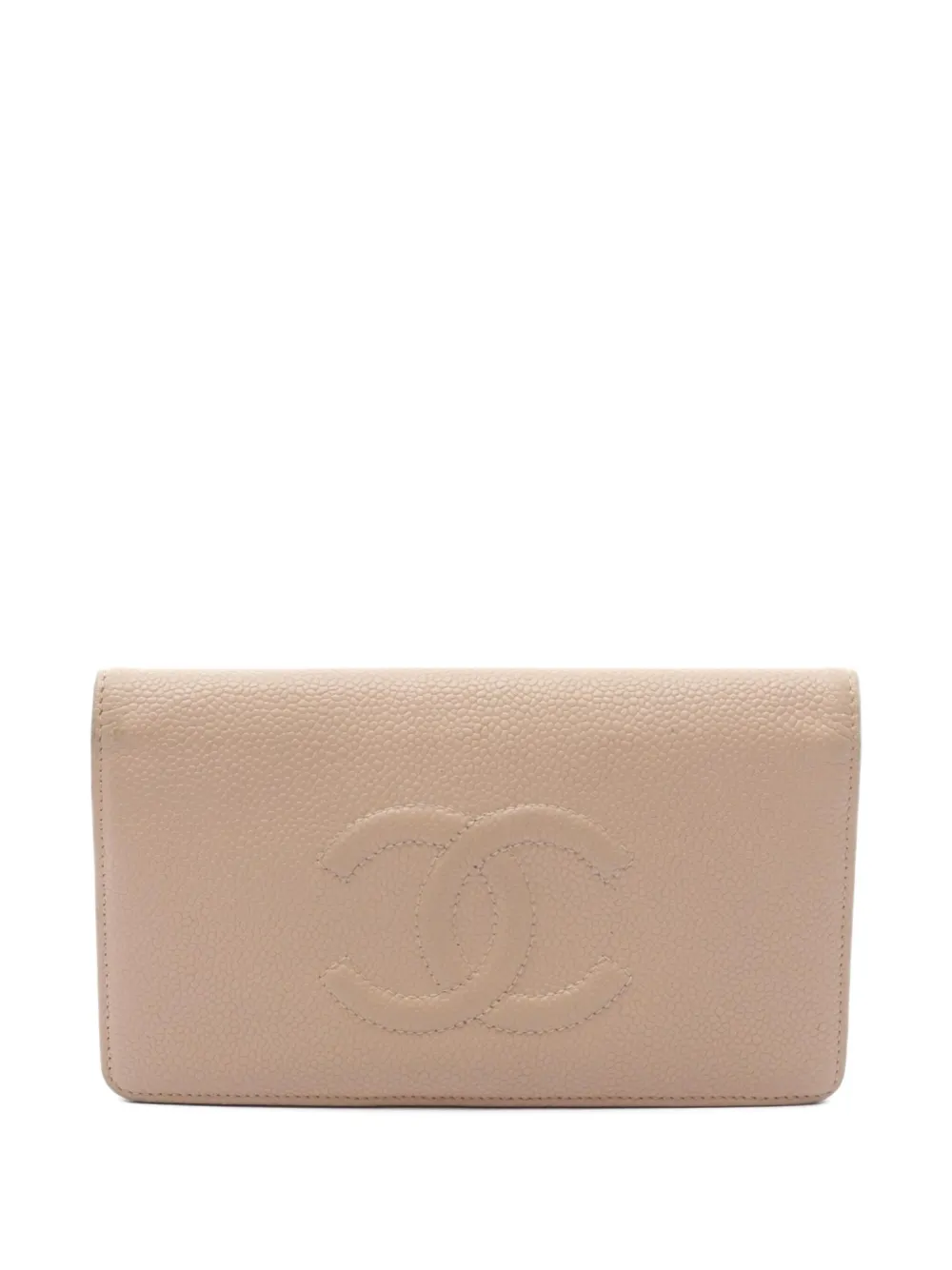 CHANEL Pre-Owned 2014 coco interlocking-CC wallet | Pink | Image 1