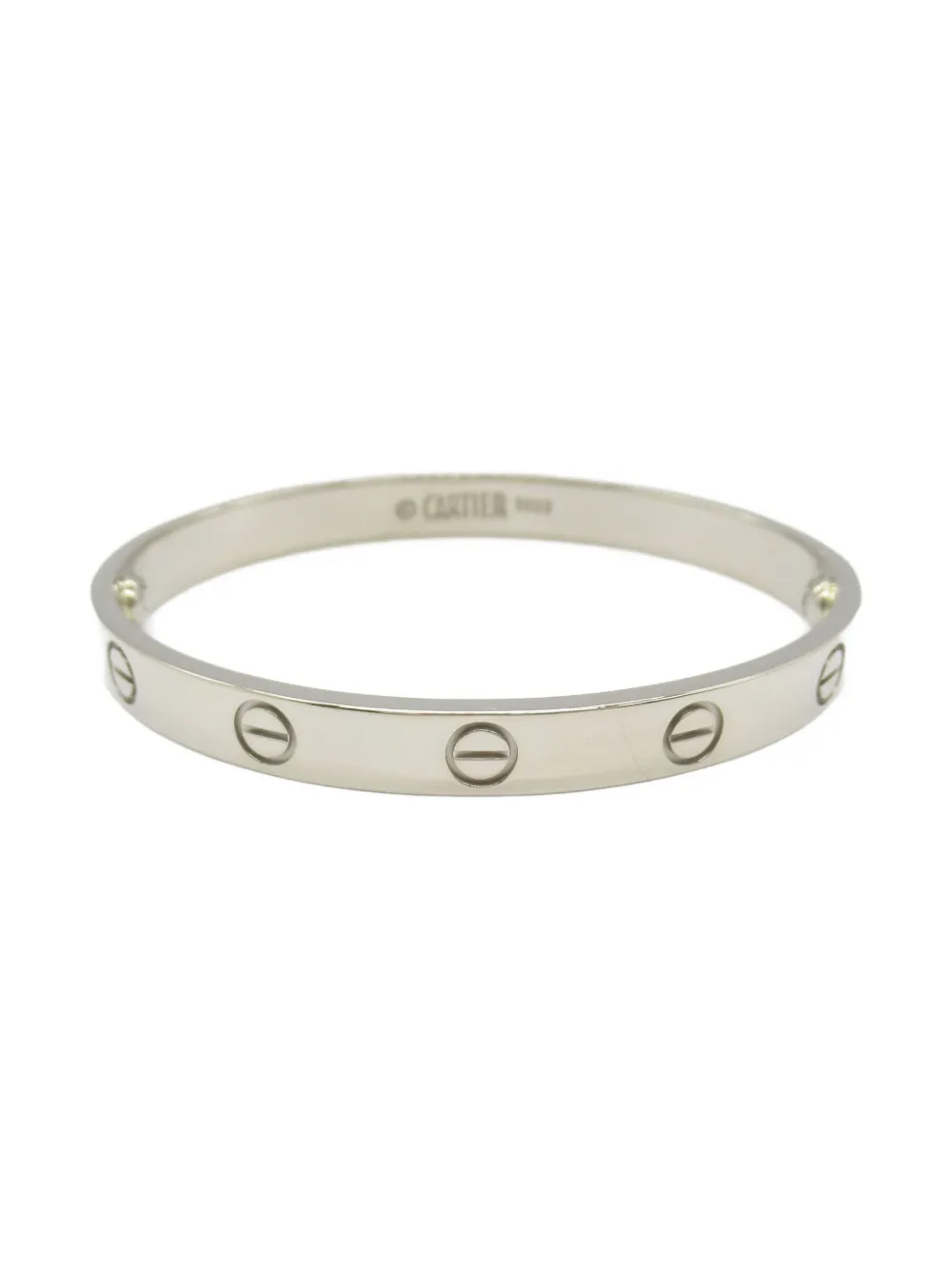 Cartier 2010s 18K white gold Love Breath bracelet - Argento