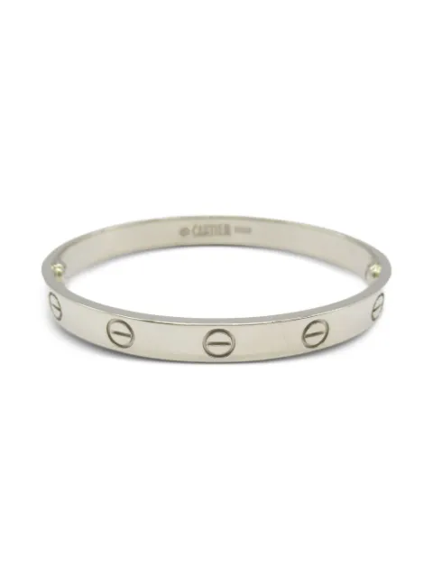 Cartier 2010s 18K white gold Love Breath bracelet