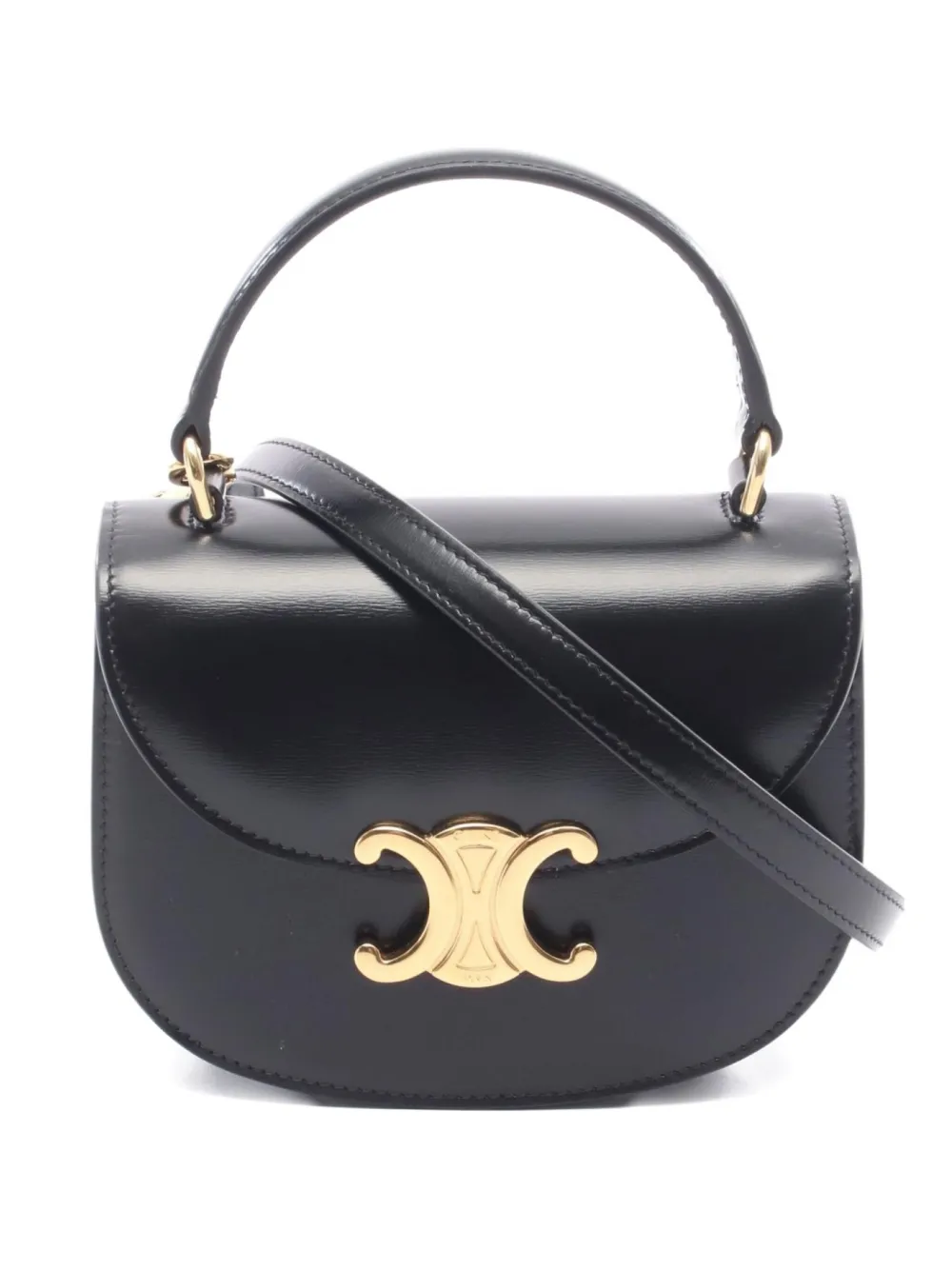 Celine Pre-Owned 2010s mini Buzas clasp handbag | Black | Image 1