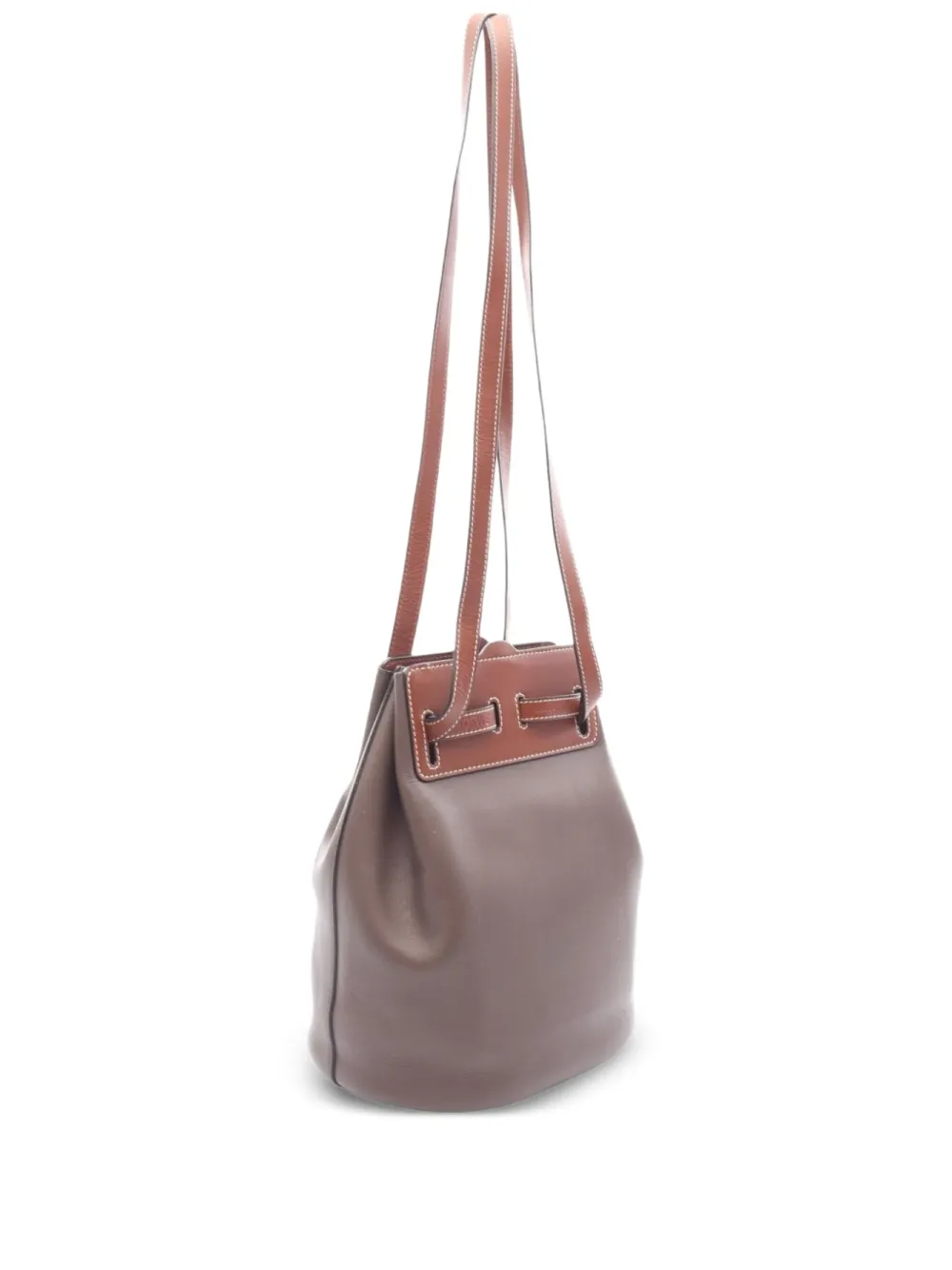 Loewe Pre-Owned 2010s Lazo bucket bag | Brown | Image 1