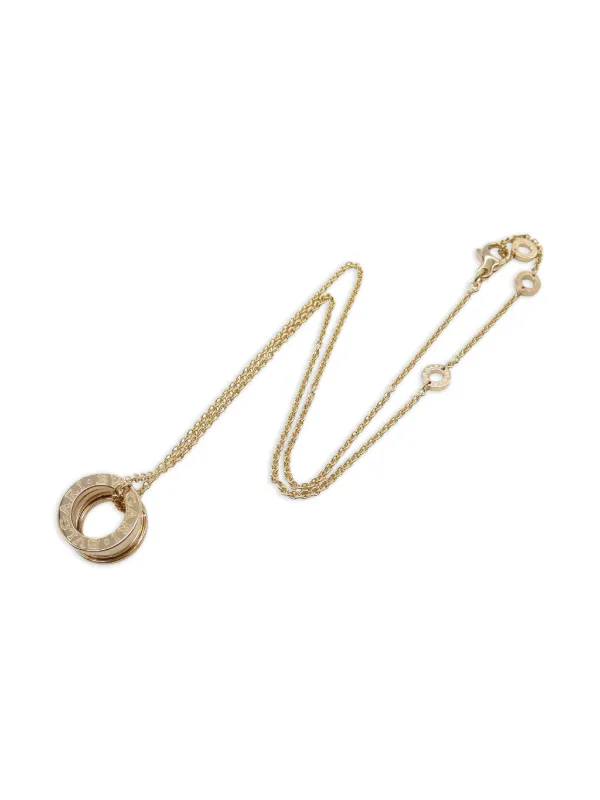 Bvlgari Pre-Owned 2010s ビー ゼロワン ネックレス 18Kローズゴールド