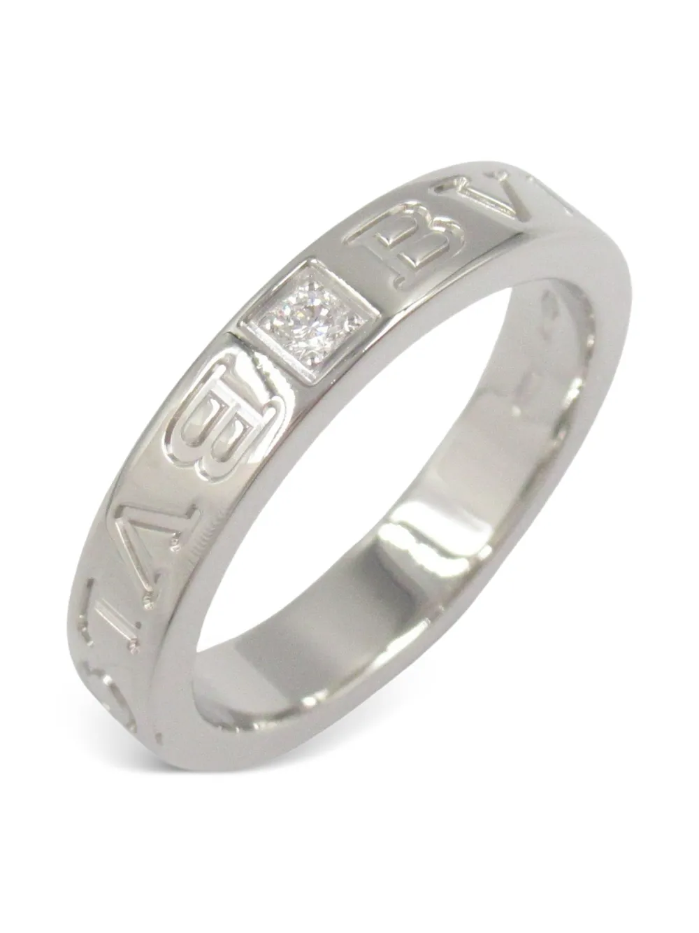 Bvlgari Pre-Owned 2010s 18K white gold B-Zero1 diamond ring | Image 2