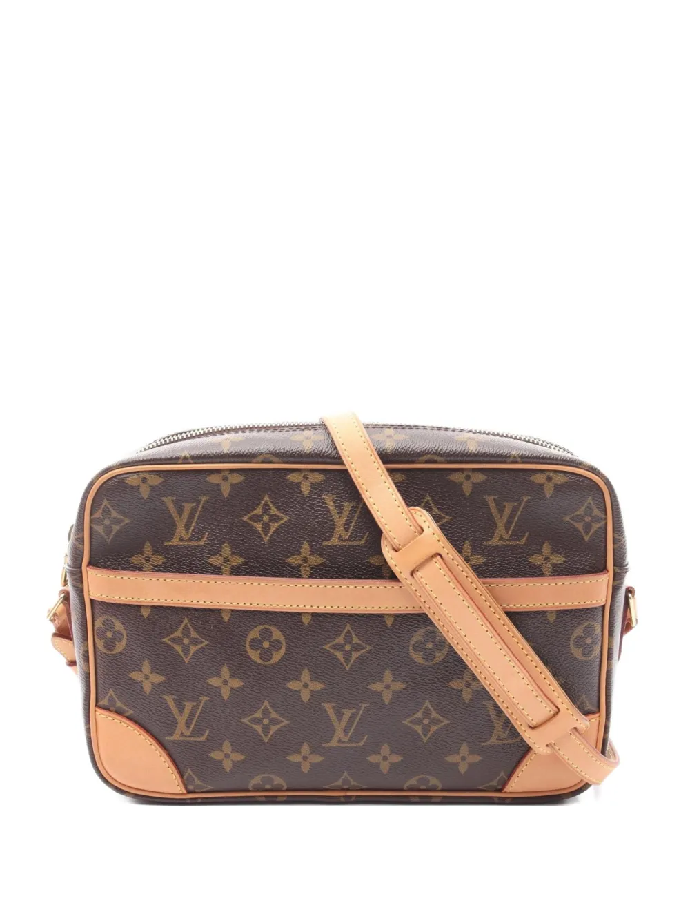 Pre-owned Louis Vuitton 2008 Trocadero 27 Monogram Shoulder Bag In Brown