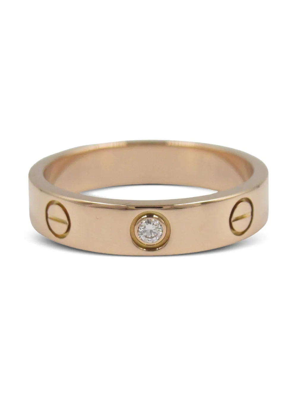 Cartier 10s 18K rose gold Love diamond ring | Pink | Image 1