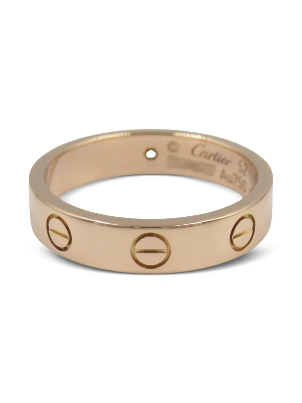 Cartier 10s 18K rose gold Love diamond ring | Image 2