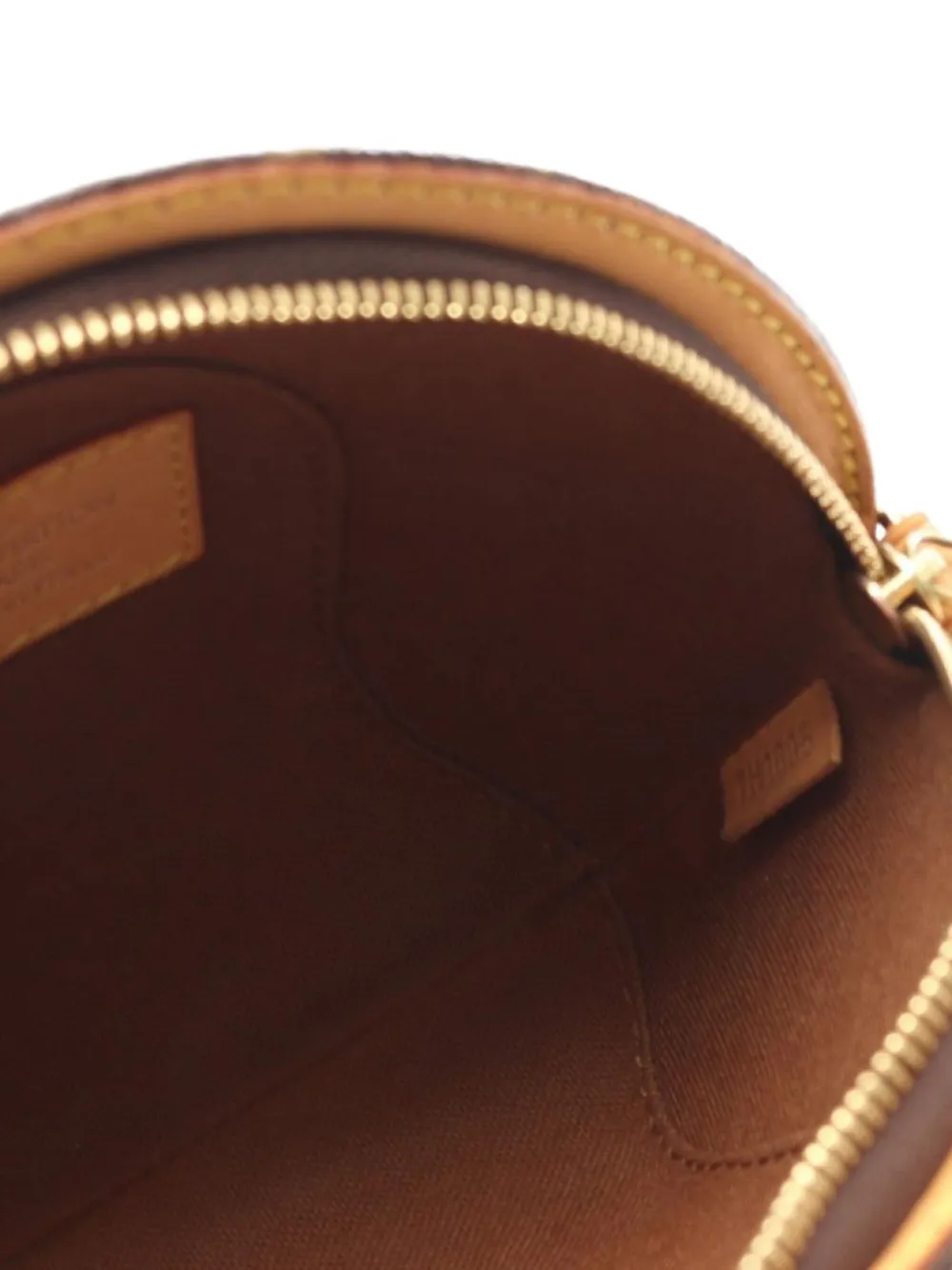 Pre-owned Louis Vuitton 2005 Mini Ellipse Pouch In Brown