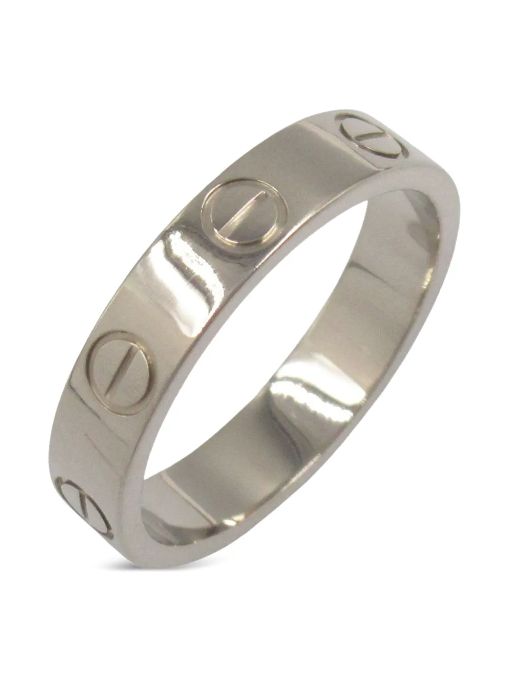 Cartier 2010s 18K white gold Mini Love ring | Image 2