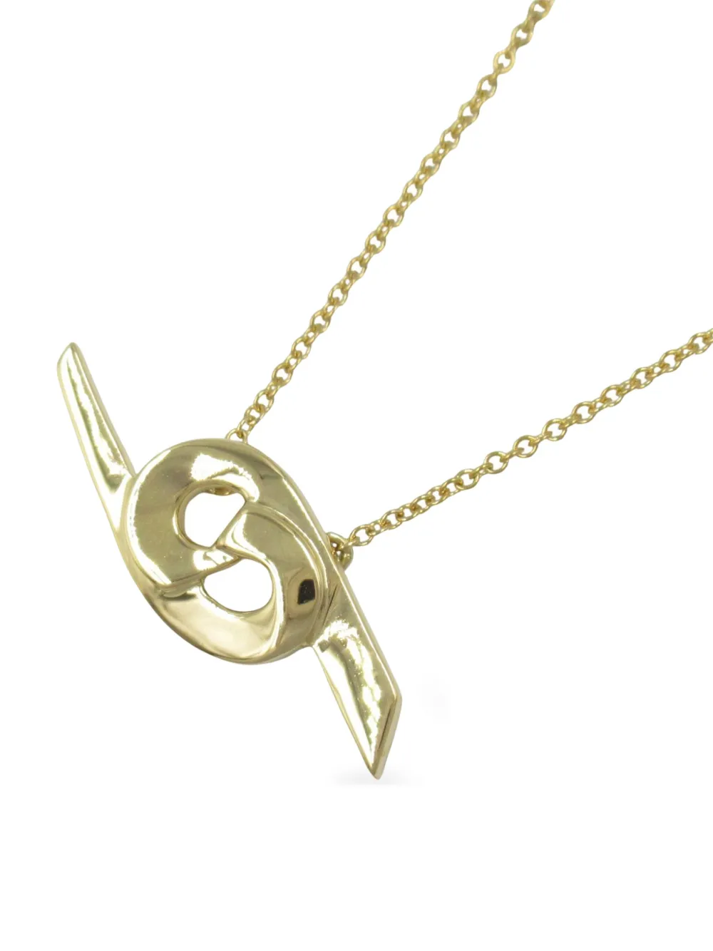 Tiffany & Co. Pre-Owned 2010s 18K yellow gold Zodiac necklace | Image 2