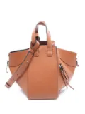 Loewe Pre-Owned 10s small Hammock leather tote bag - Brown