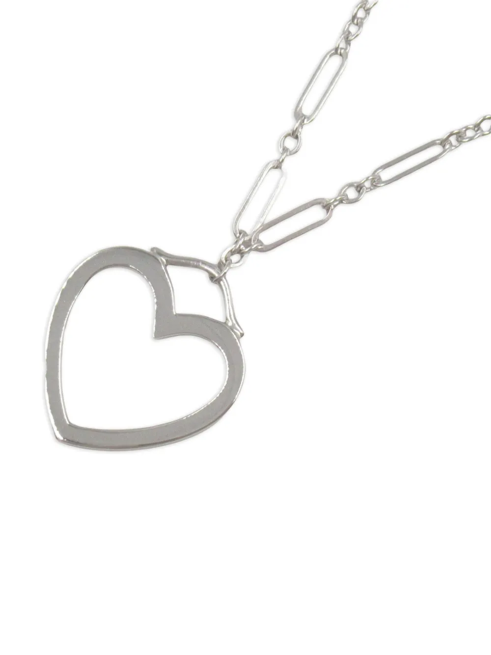 Tiffany & Co. Pre-Owned 2010s 18K white gold large sentimental heart necklace | Image 2