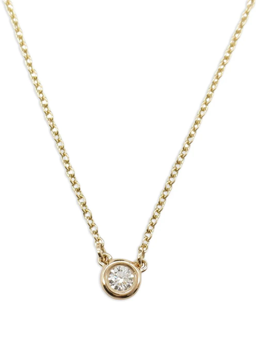 Tiffany & Co. Pre-Owned 10s 18K rose gold By the Yard diamond necklace | Image 2
