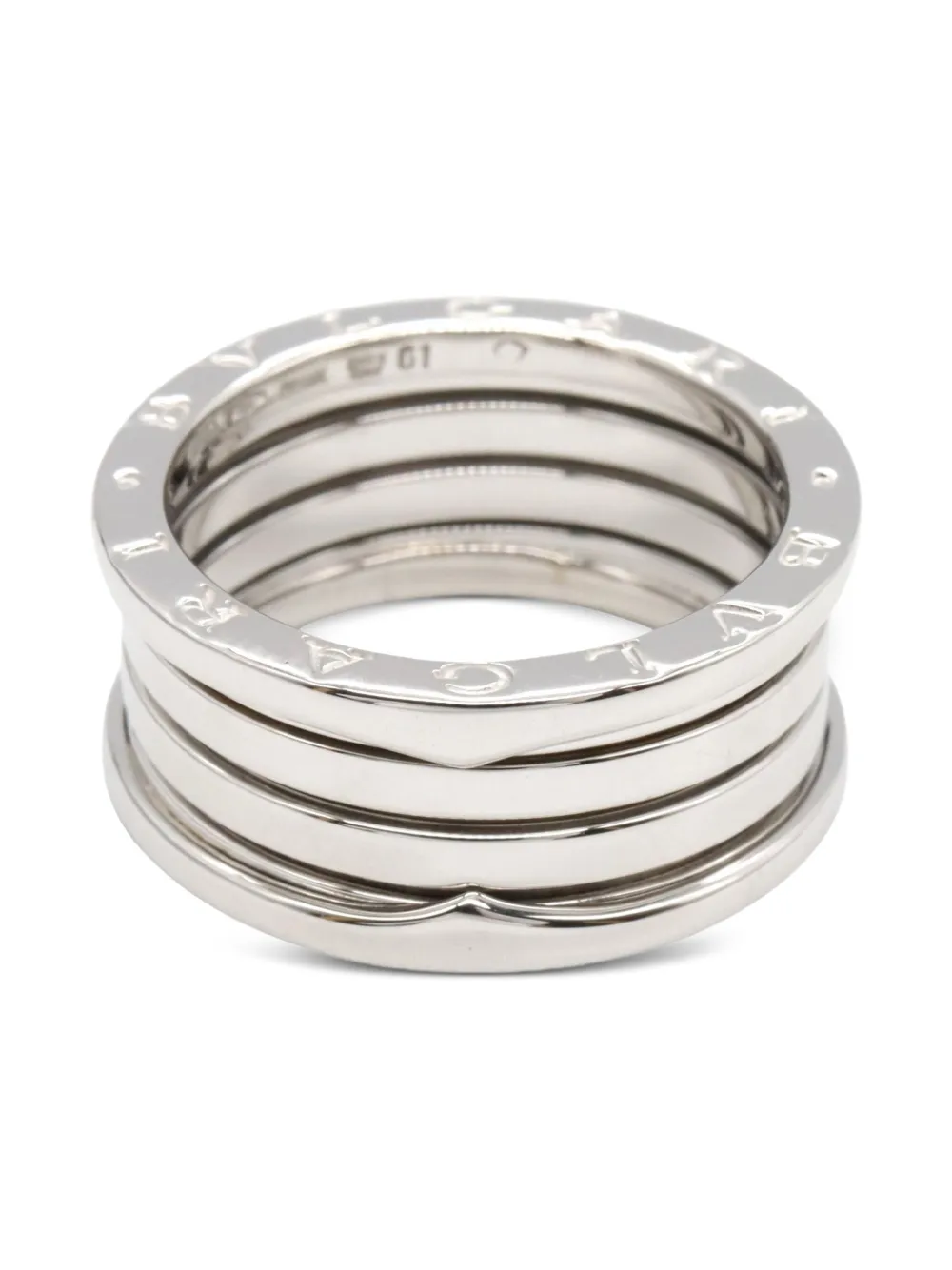 Bvlgari Pre-Owned 2010s 18K white gold B.zero1 ring | Silver | Image 1