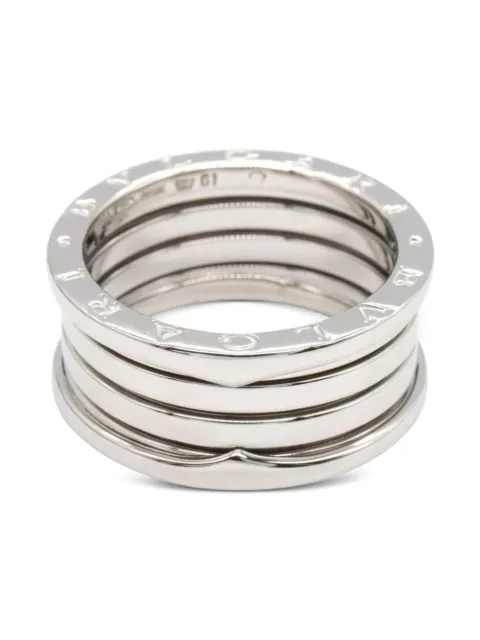 Bvlgari Pre-Owned 2010s 18K white gold B.zero1 ring