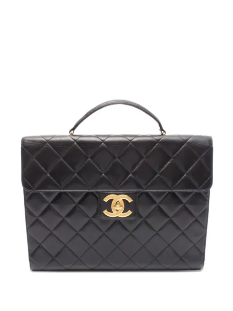 CHANEL Pre-Owned 1996-1997 matelasse briefcase bag