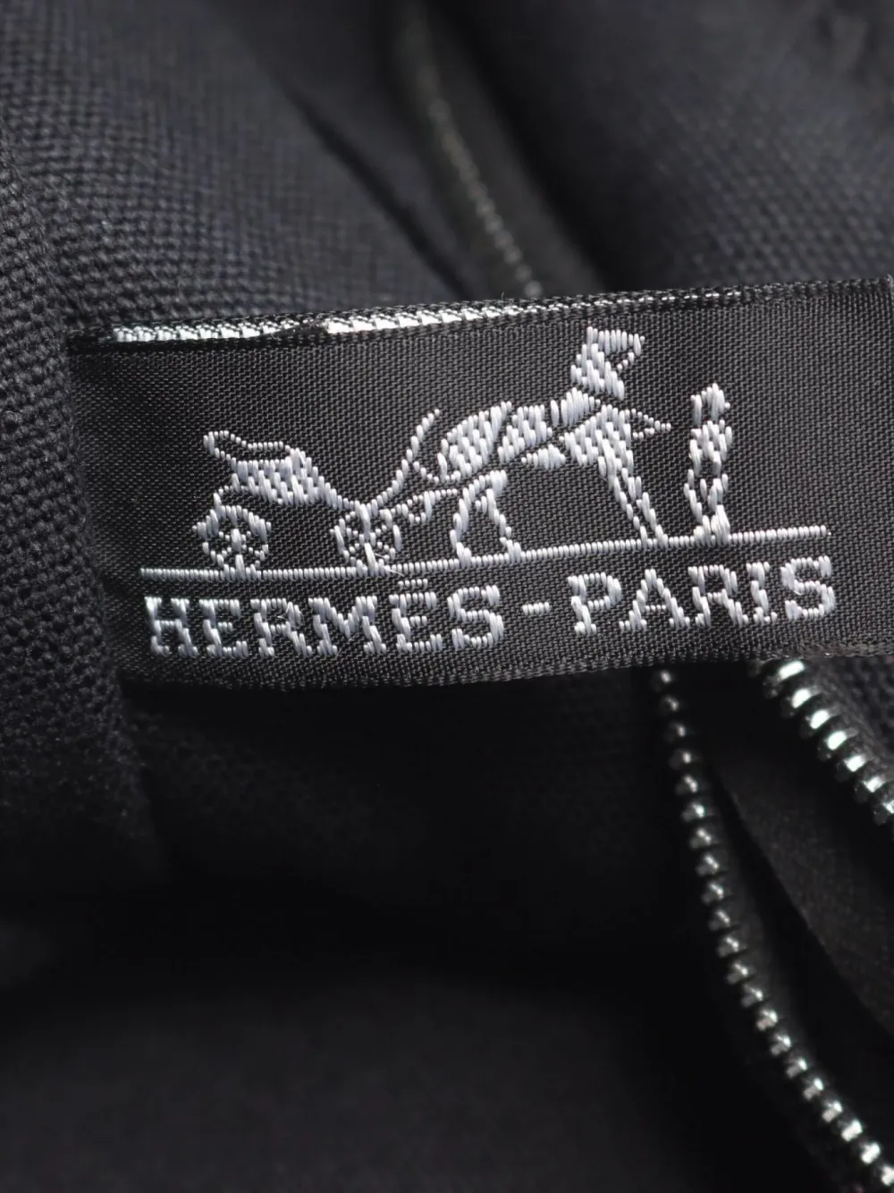 Pre-owned Hermes 2000s Fool Toe Mm Tote Bag In Black