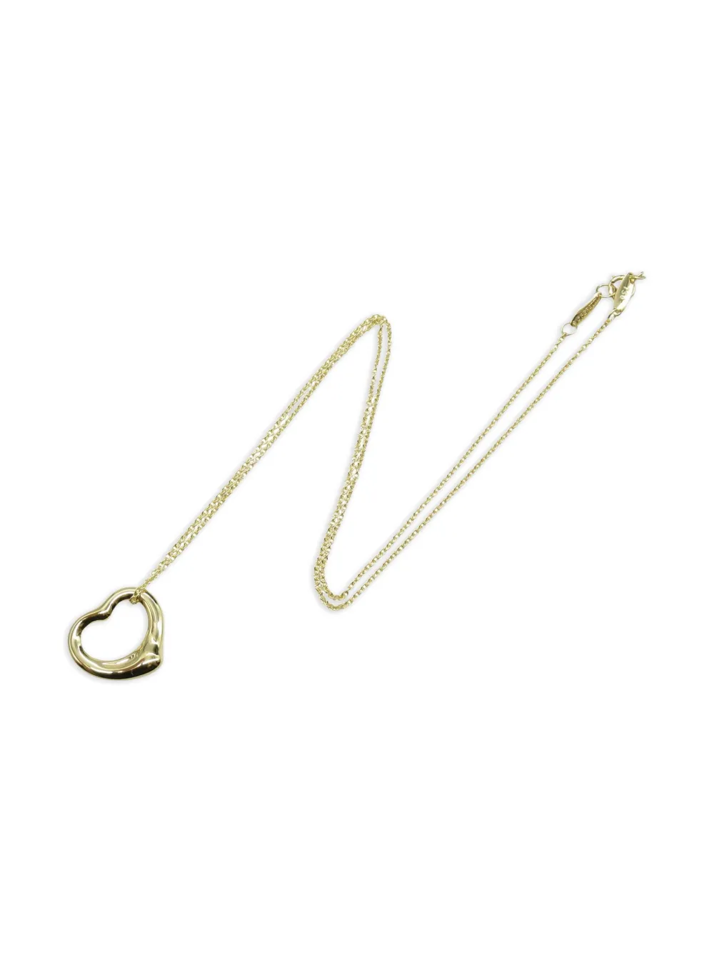Tiffany & Co. Pre-Owned 2010s 18K yellow gold Open Heart necklace | Gold | Image 1