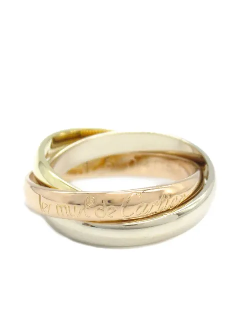 Cartier 10s 18K gold Trinity ring