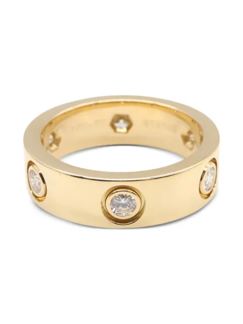 Cartier 2010s 18K yellow gold Love diamond ring