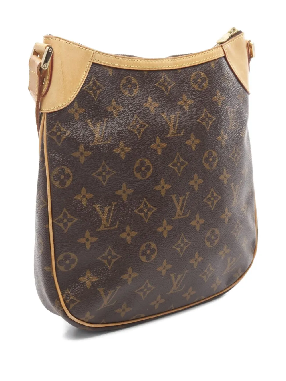 Pre-owned Louis Vuitton 2010 Odeon Pm Shoulder Bag In Brown