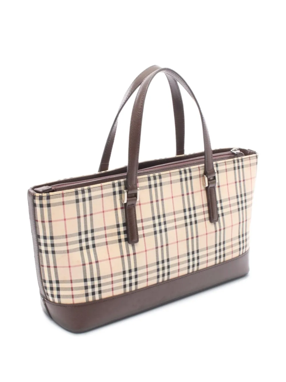 Burberry Pre-Owned 2000s Nova check-pattern top-handle tote bag | Image 2