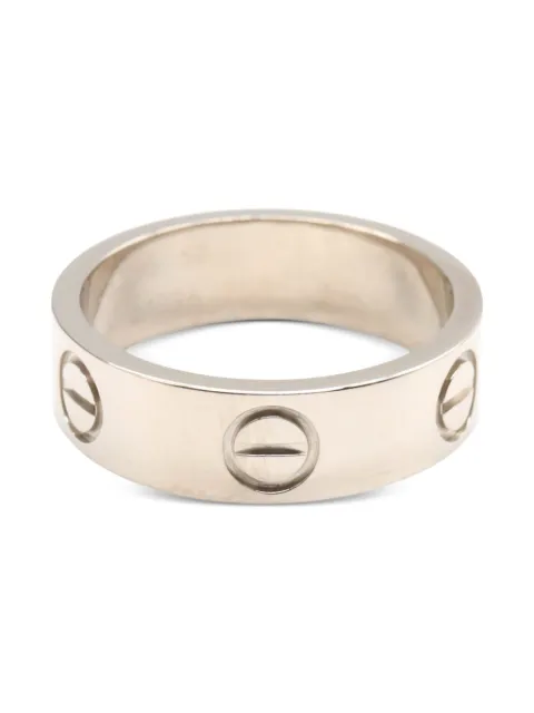 Cartier 2010s 18K white gold Love ring