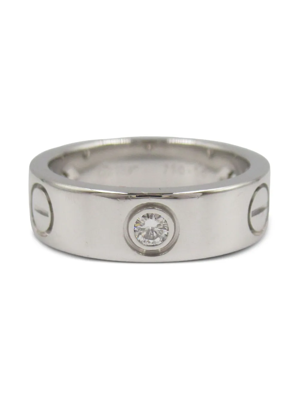Cartier 2010s 18K white gold Love diamond ring | Grey | Image 1