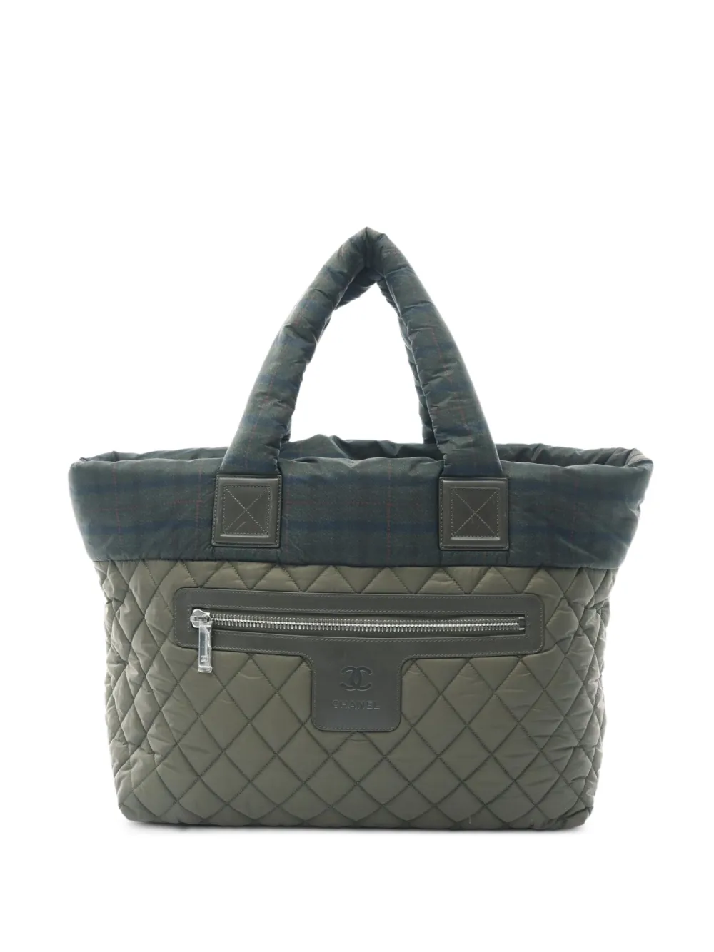 CHANEL Pre-Owned 2013-2014 Coco Coon MM tote bag | Green | Image 1