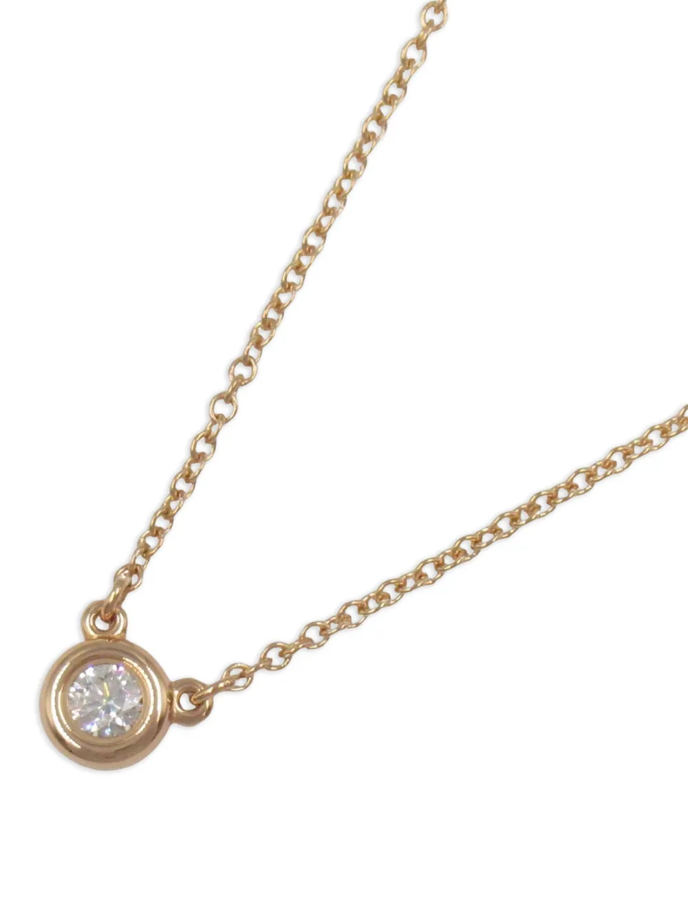 Tiffany & Co. Pre-Owned 2010s 18K rose gold By the Yard diamond necklace | Image 2