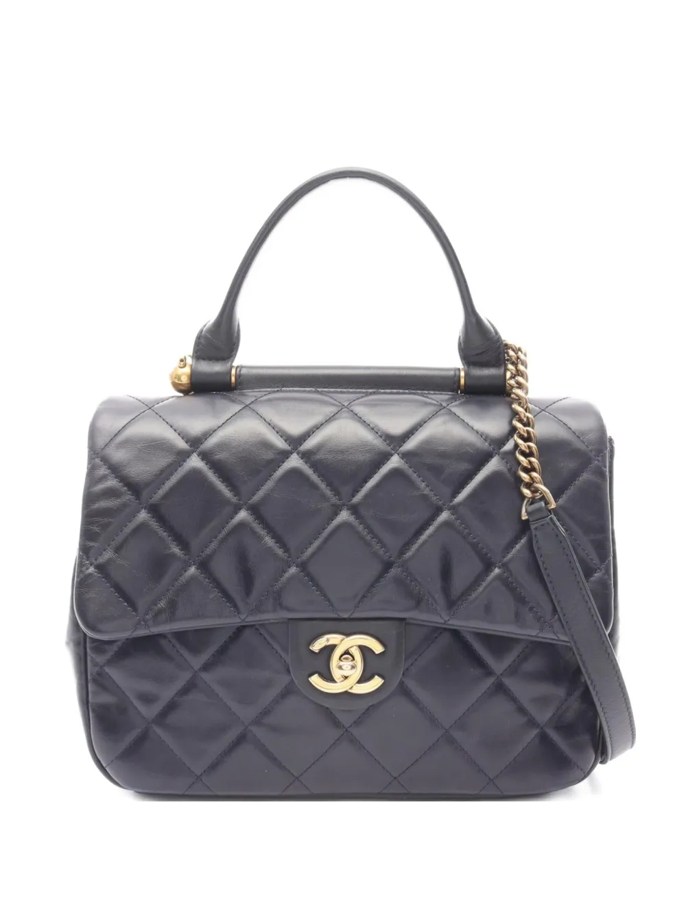 CHANEL Pre-Owned 2016-2017 マテラッセ ショルダーバッグ - ブルー CHANEL Pre-Owned 2016-2017 マテラッセ ショルダーバッグ - ブルー