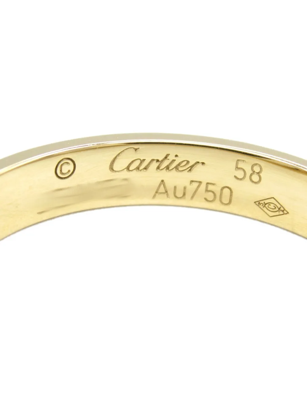 Pre-owned Cartier 2010s 18k Yellow Gold Mini Love Ring
