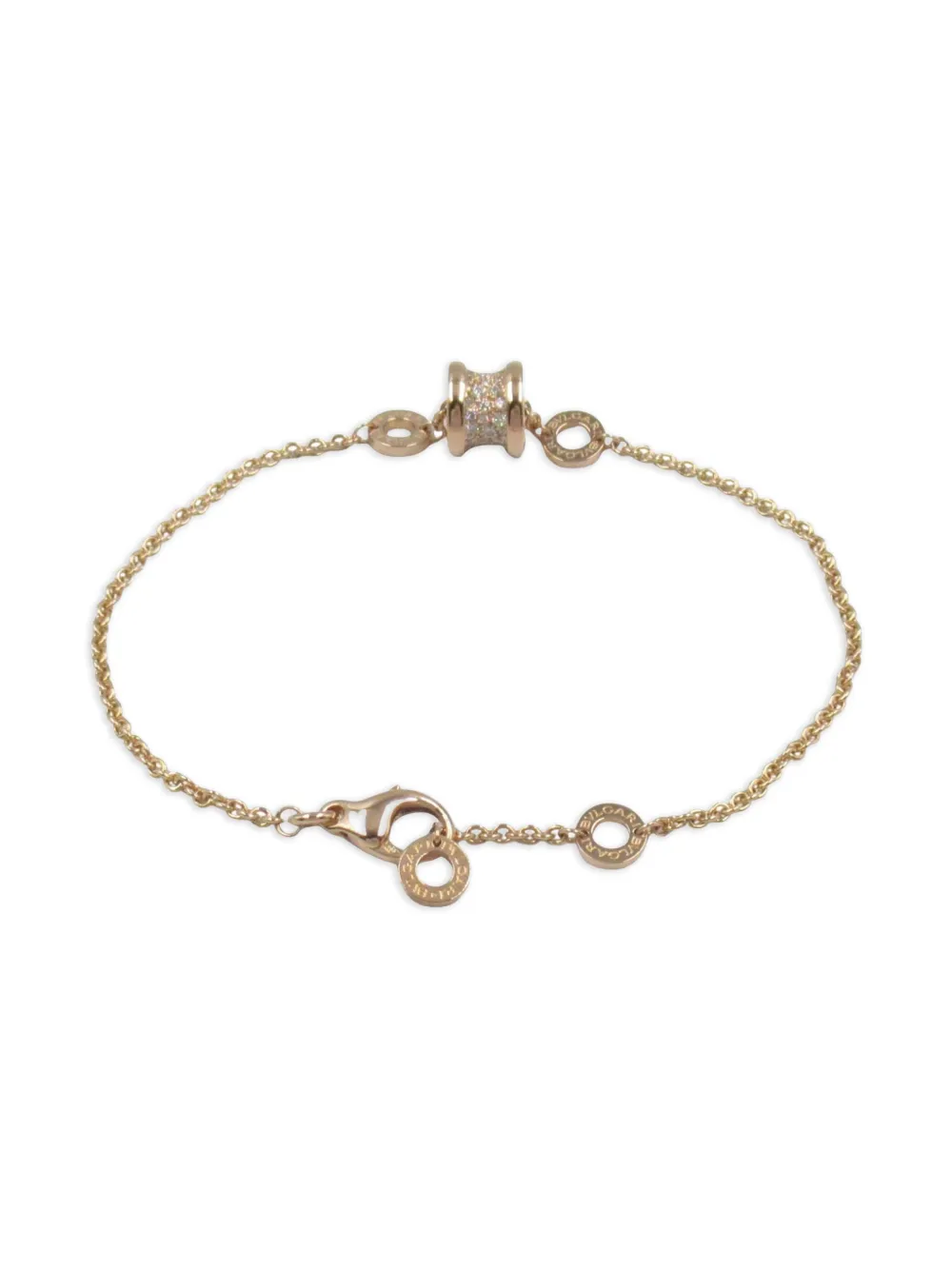 Bvlgari Pre-Owned 2010s 18K rose gold B-zero1 diamond bracelet | Pink | Image 1