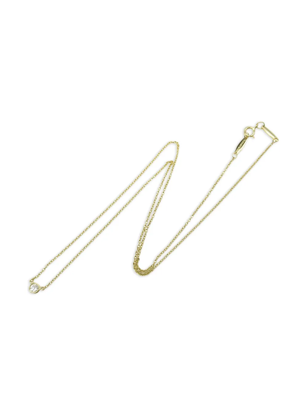 Tiffany & Co. Pre-Owned 2010s 18K rose gold By the Yard necklace | Pink | Image 1