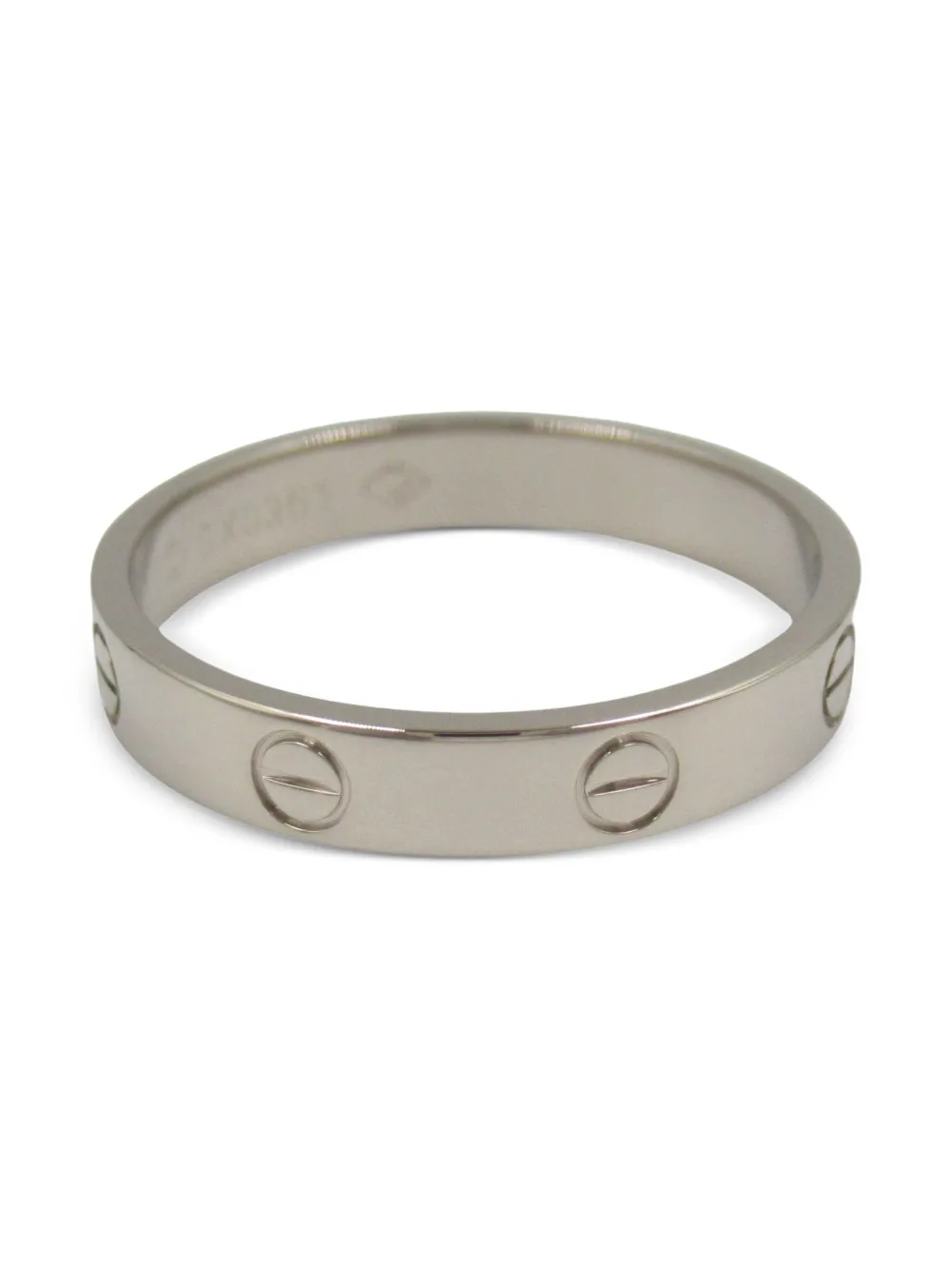 Cartier 2010s 18K white gold mini Love ring | Image 1