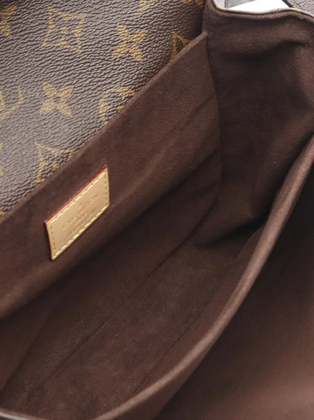 Pre-owned Louis Vuitton 2021 Pochette Metis Handbag In Brown