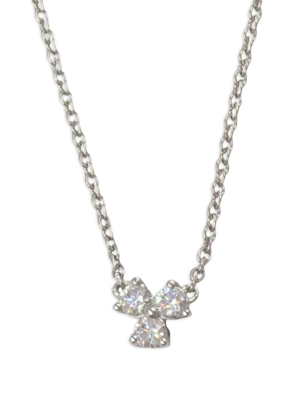 Tiffany & Co. Pre-Owned 2010s platinum Aria diamond necklace | Image 2