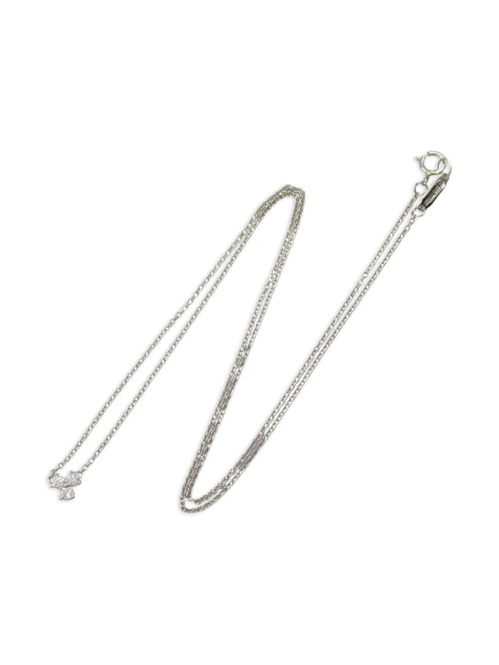 Tiffany & Co. Pre-Owned 2010s platinum Aria diamond necklace | Silver | Image 1